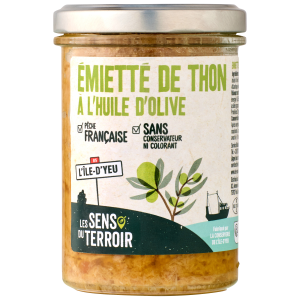 Emietté de thon à l'huile d'olive