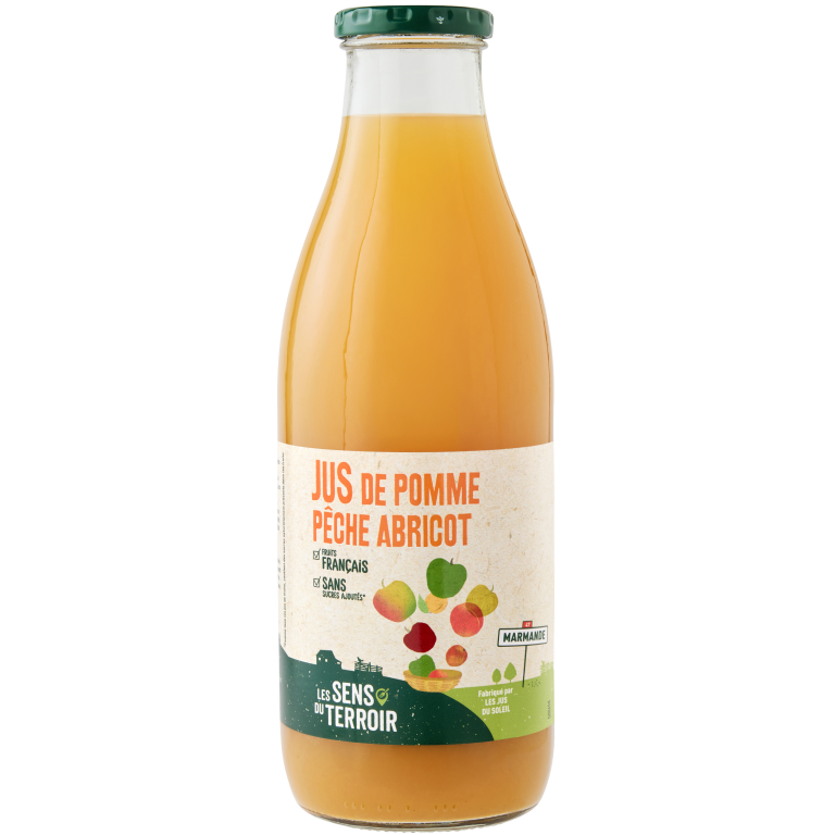 Jus de pomme - pêche - abricot