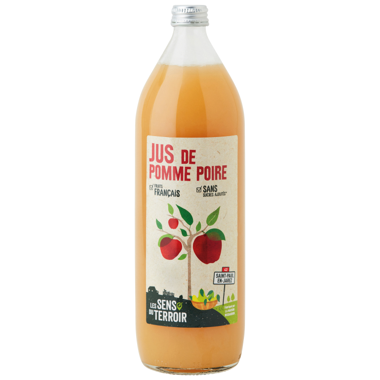 Jus de pomme poire