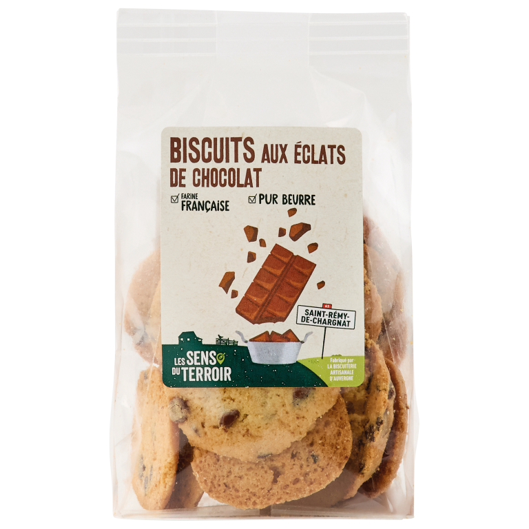 Biscuits aux éclats de chocolat