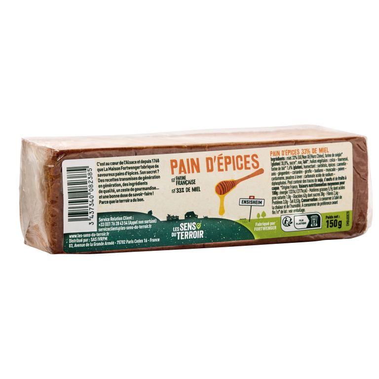 Pain d'épices 33% miel