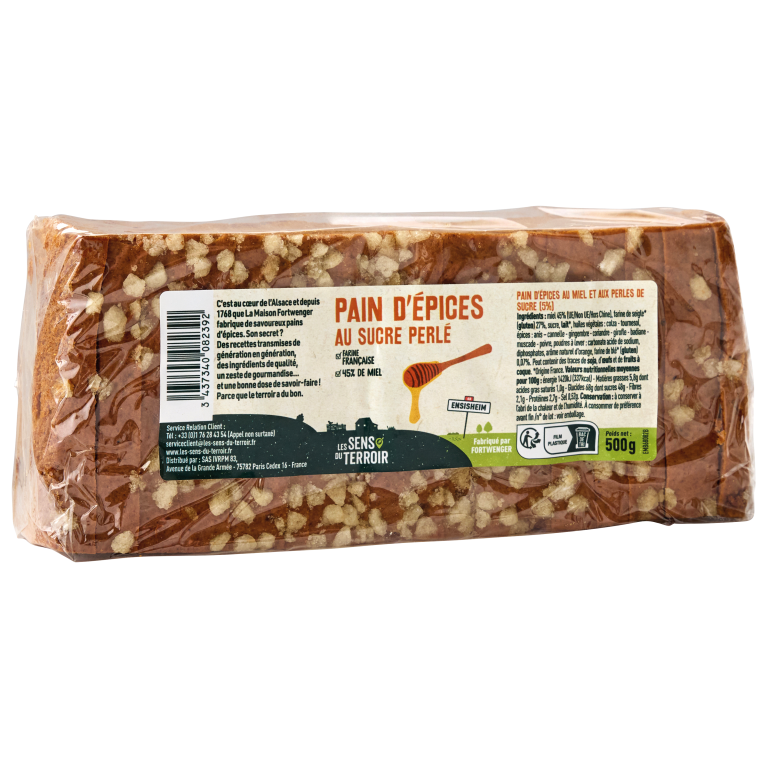 Pain d'épices sucre perlé