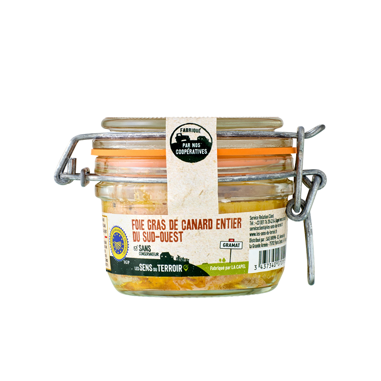 Foie gras de canard entier du Sud-Ouest IGP
