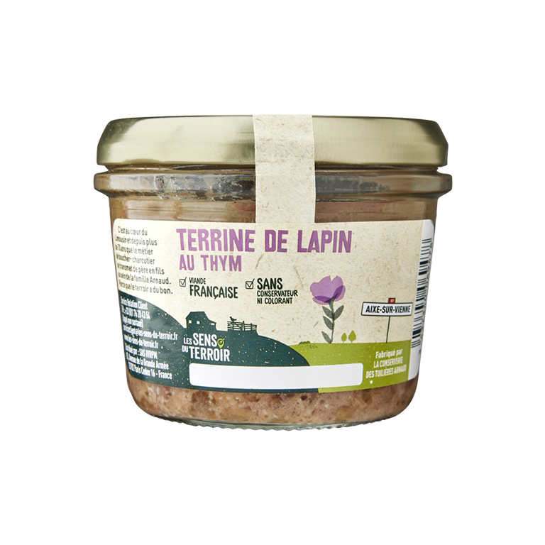 Terrine de lapin au thym