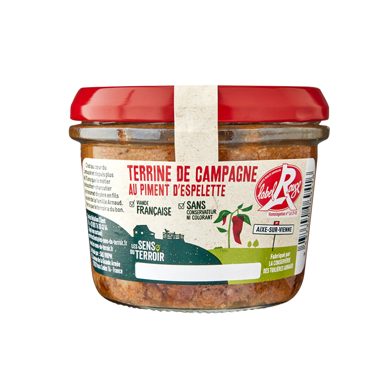Terrine au piment d'Espelette Label Rouge