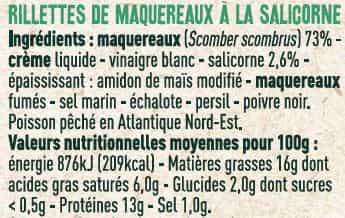 Rillettes de maquereaux à la salicorne de Bretagne - Les Sens du Terroir